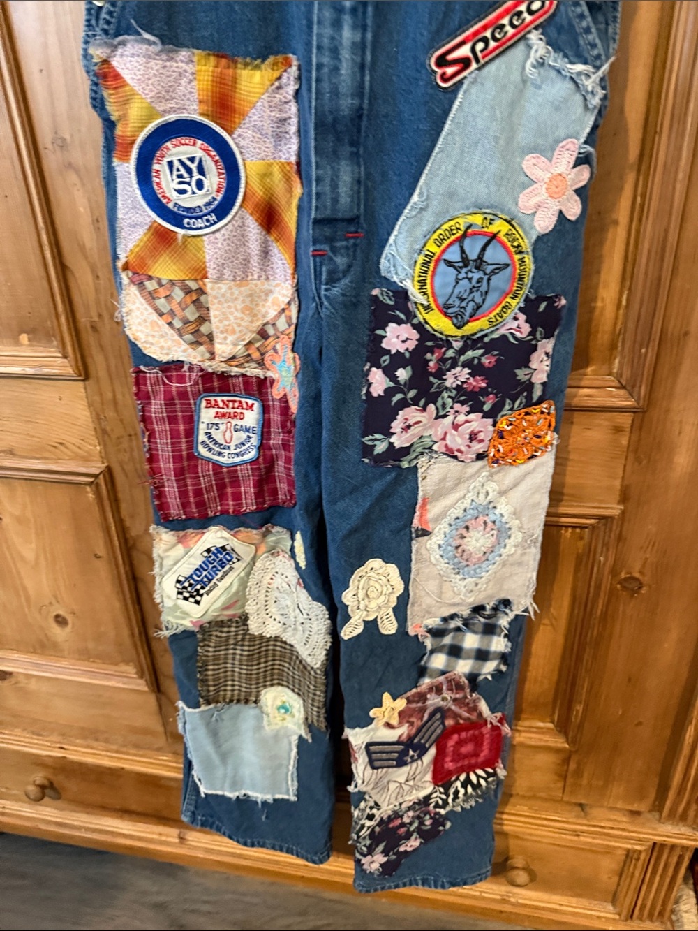Riley Patchwork Overalls - Picture 6 of 8